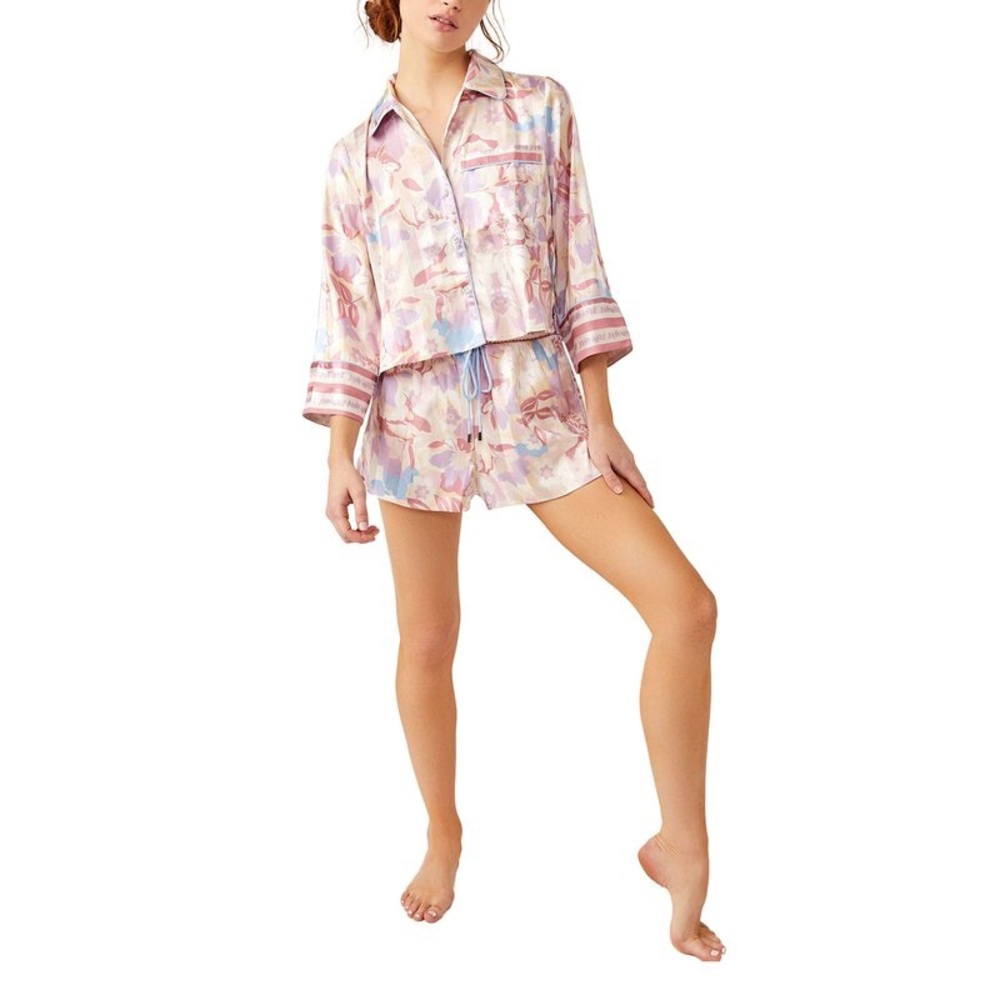 Free People Pillow Talk PJ Set | Women's Size Large | EUC